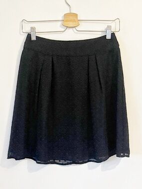 Jacob Black Textured Mini Skirt